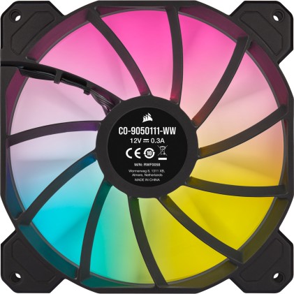 Corsair SP140 RGB ELITE Case per computer Ventilatore 14 cm Nero 2 pezzo(i)