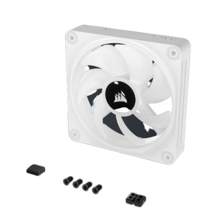 Corsair CO-9051005-WW sistema di raffreddamento per computer Case per computer Ventilatore 12 cm Bianco 1 pz