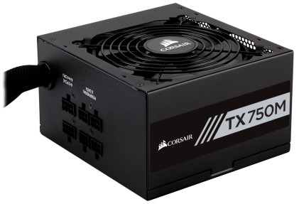 CORSAIR Builder TX750 750W Semi-Modular 80 Plus Gold Power Supply