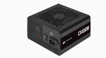 CORSAIR CX-M Series CX450M 450 Watt Bronze Semi-Modular Low-Noise Power Supply