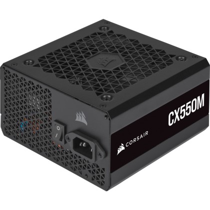 CORSAIR CX-M Series CX550M 550 Watt Bronze Semi-Modular Low-Noise Power Supply
