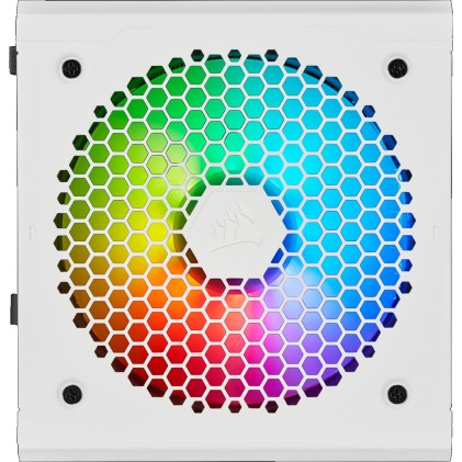 CORSAIR CX550F RGB Power Supply 550 Watt 80 PLUS Bronze Fully Modular White