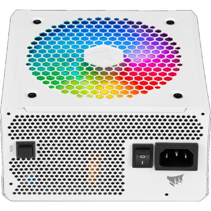 CORSAIR CX550F RGB Power Supply 550 Watt 80 PLUS Bronze Fully Modular White