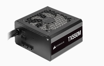 CORSAIR TX-M Series TX550M 550 Watt 80 PLUS GOLD Semi-Modular Low-Noise Power Supply