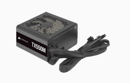 CORSAIR TX-M Series TX550M 550 Watt 80 PLUS GOLD Semi-Modular Low-Noise Power Supply