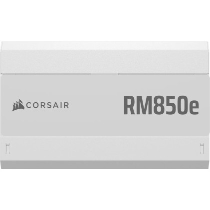 Corsair Alimentatore, Rm850E White, 850 Watt, Cybenetics Gold Certified, Fully Modular Power Supply