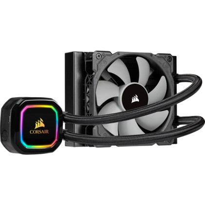 CORSAIR iCUE H60i RGB PRO XT 120mm Radiator Single 120mm PWM Fan Liquid CPU Cooler