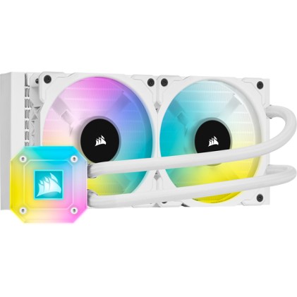 CORSAIR iCUE H100i ELITE CAPELLIX WHITE 240mm Radiator Liquid CPU Cooler