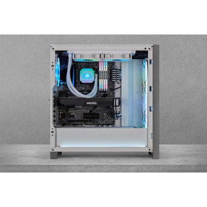 CORSAIR iCUE H100i ELITE CAPELLIX WHITE 240mm Radiator Liquid CPU Cooler
