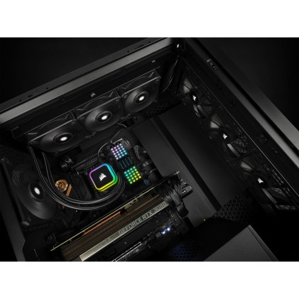 Corsair iCUE H150i RGB ELITE Processore Raffreddatore di liquidi tutto in uno 12 cm Nero 1 pz