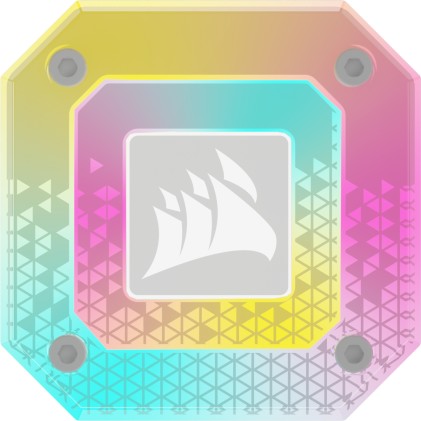 Corsair CW-9060072-WW sistema di raffreddamento per computer Case per computer Kit di raffreddamento a liquido 12 cm Bianco 1 pz