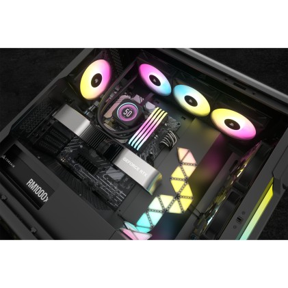 Corsair CW-9060075-WW sistema di raffreddamento per computer Case per computer Kit di raffreddamento a liquido 12 cm Nero 1 pz