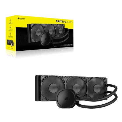 Corsair Dissipatore A Liquido Nautilus 360, 360Mm Radiator, Liquid Cpu Cooler