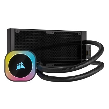Corsair Dissipatore Icue Link H100I Rgb Aio, 240Mm Radiator, Liquid Cpu Cooler