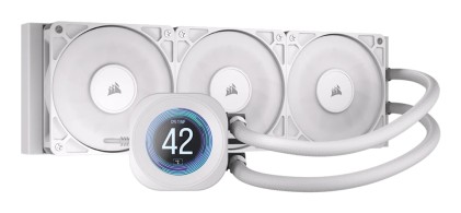 Corsair Dissipatore A Liquido Nautilus 360 Lcd White, 360Mm Radiator