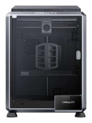 Stampante 3D Creality K1C a camera chiusa - Dimensioni 22x22x25 cm - Corpo in lega di alluminio e vetro - Interfaccia utente intelligente - Velocit&agrave; fino a 600 mm/s