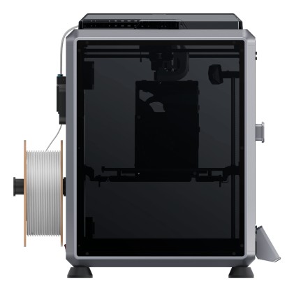 Stampante 3D Creality K1C a camera chiusa - Dimensioni 22x22x25 cm - Corpo in lega di alluminio e vetro - Interfaccia utente intelligente - Velocit&agrave; fino a 600 mm/s