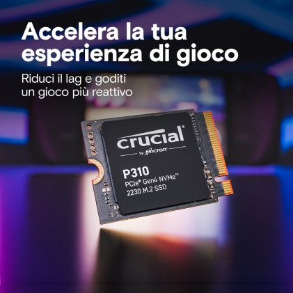Crucial P310 1TB PCIe Gen4 NVMe 2230 M.2 SSD