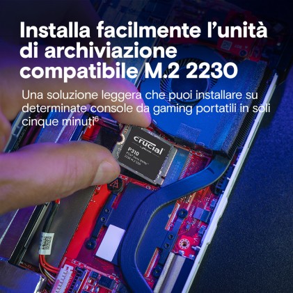 Crucial P310 1TB PCIe Gen4 NVMe 2230 M.2 SSD