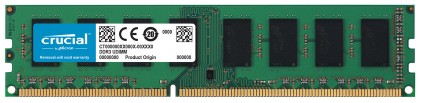 Crucial Ram Dimm Ddr3 8Gb 1600Mhz Cl11 Unbuffered
