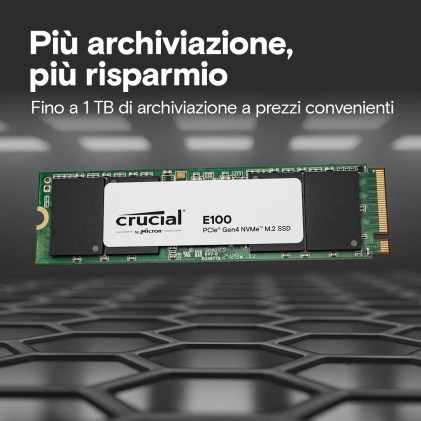 Crucial E100 2 TB M.2 PCI Express 4.0 NVMe