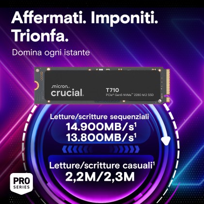 Crucial T710 2 TB M.2 PCI Express 5.0 NVMe