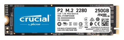 HD SSD M.2 250GB Crucial P2 CT250P2SSD8