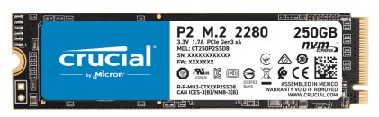 HD SSD M.2 250GB Crucial P2 CT250P2SSD8