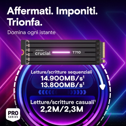 Crucial T710 4 TB M.2 PCI Express 5.0 NVMe
