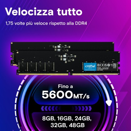 Crucial CT64G56C46U5 memoria 64 GB 1 x 64 GB DDR5