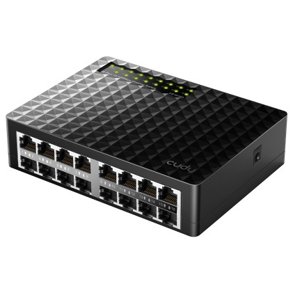 Cudy FS1016D switch di rete Fast Ethernet (10/100) Nero