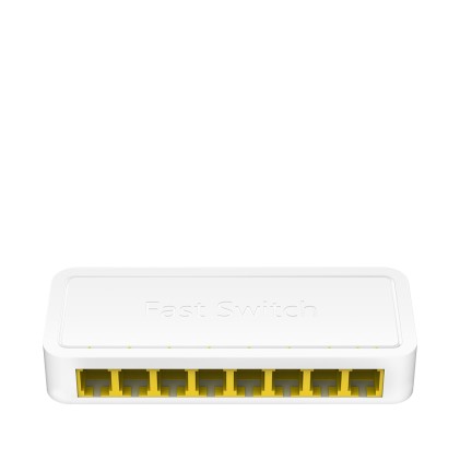 Cudy FS108D switch di rete Fast Ethernet (10/100) Bianco
