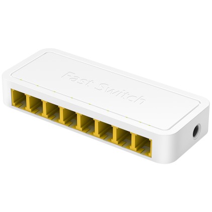 Cudy FS108D switch di rete Fast Ethernet (10/100) Bianco