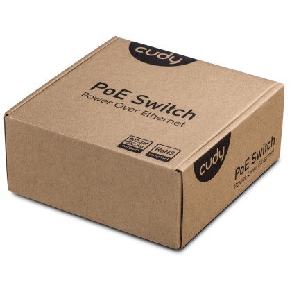 Cudy GS1005P switch di rete Gigabit Ethernet (10/100/1000) Supporto Power over Ethernet (PoE) Grigio