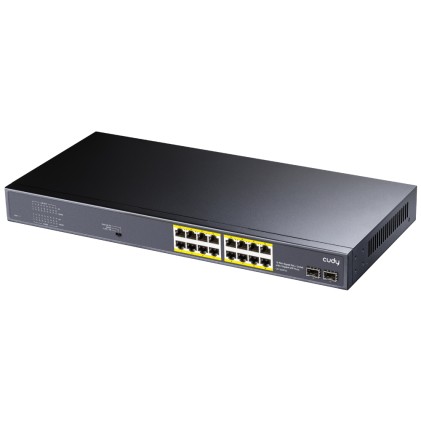 Cudy GS1020PS2 switch di rete Gigabit Ethernet (10/100/1000) Supporto Power over Ethernet (PoE) Nero