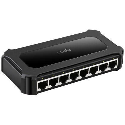 Cudy GS108D switch di rete Gigabit Ethernet (10/100/1000) Nero