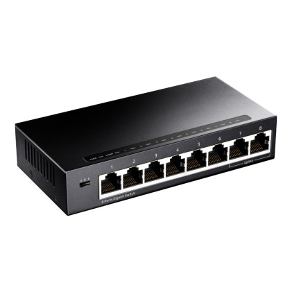 Cudy GS108 switch di rete Gigabit Ethernet (10/100/1000) Nero