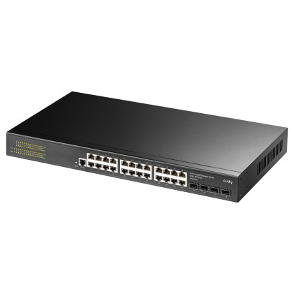 Cudy GS2024S2 switch di rete Gestito L2/L3 Gigabit Ethernet (10/100/1000) 1U Nero