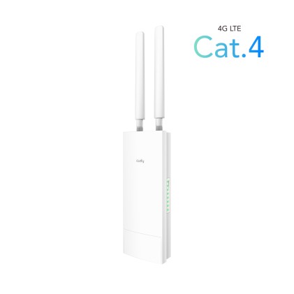 Cudy LT500 Router WiFi da esterno 4G Cat 4 AC1200 Dual Band - 1x Porta Lan 10/100Mbps - 2 Antenne Esterne