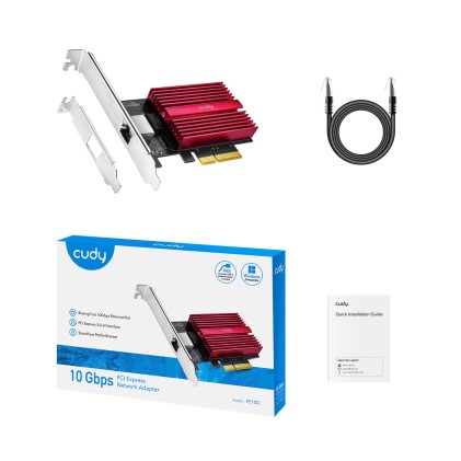 Cudy PE10G scheda di rete e adattatore Interno Ethernet 10000 Mbit/s