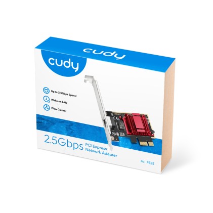 Cudy PE25 scheda di rete e adattatore Interno Ethernet