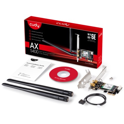 Scheda Ax3000 Wifi6 Pci Exp Bt5.0 2 Ant Staccabili
