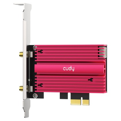 Adattatore di rete Cudy WE4000 PCI-e AX5400 WiFi 6 Tri-Band - Bluetooth 5.2 - 2 antenne esterne
