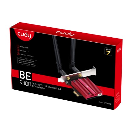 Cudy WE9300 scheda di rete e adattatore Interno WLAN / Bluetooth 5765 Mbit/s