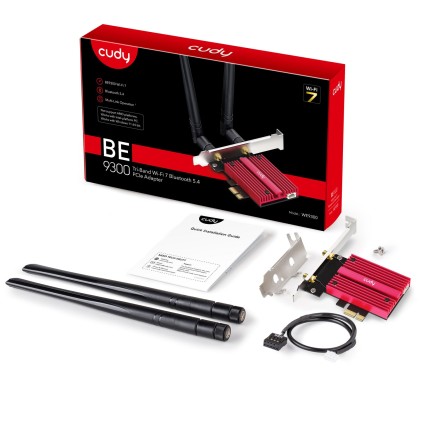 Cudy WE9300 scheda di rete e adattatore Interno WLAN / Bluetooth 5765 Mbit/s