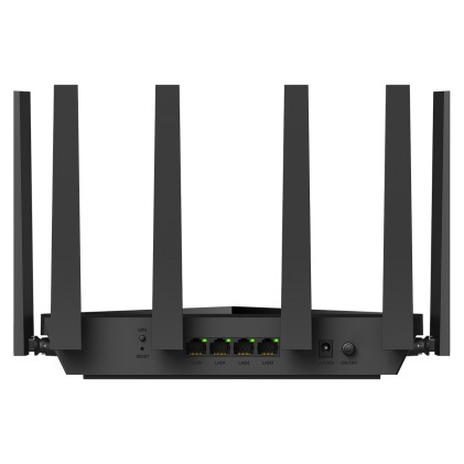 Cudy WR11000 router wireless 2.5 Gigabit Ethernet Tri-band (2,4 GHz/5 GHz/6 GHz) Nero