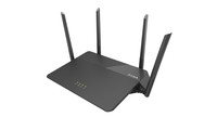 D-Link Router Exo Ac1900 Mu-Mimo Dual Band Gigabit 4 Antenne Esterne High Gain, Wps