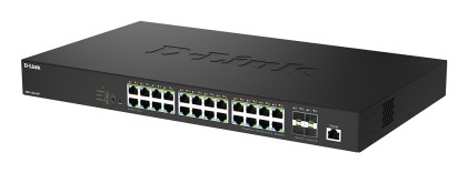 D-Link Switch 28-Port 2.5G Multi-Gigabit Poe++ Smart Managed Switch With 4 X 10G Sfp+ Ports