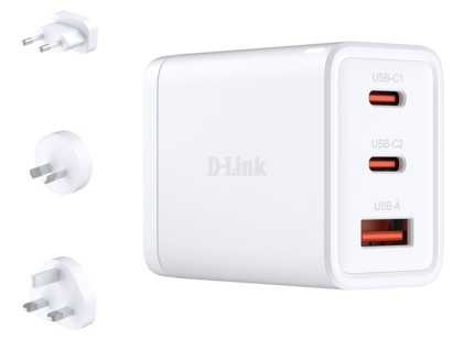 D-Link DCP-651 Caricabatterie per dispositivi mobili Universale Bianco AC Ricarica rapida Interno