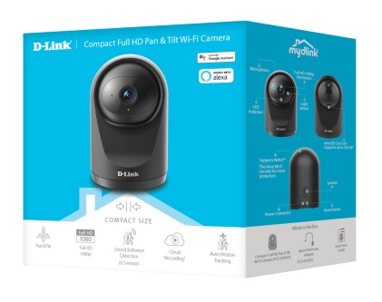 D-Link DCS‑6500LH/E Sferico Telecamera di sicurezza IP Interno 1920 x 1080 Pixel Scrivania